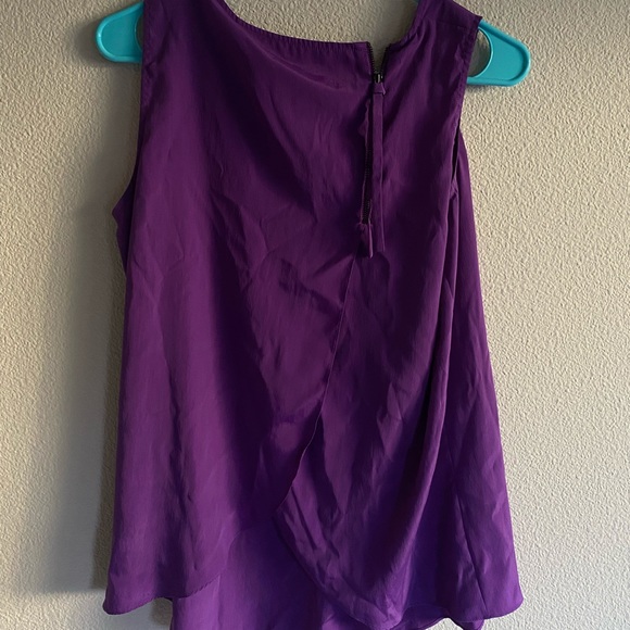 Purple Flowy Kenneth Cole New York Tunic Top - Picture 3 of 9